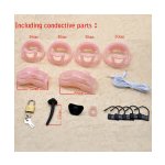 Bdsm-Bondage-Shop Nový model pasu cudnosti pro muže A370 S Růžová elektro – Zboží Mobilmania