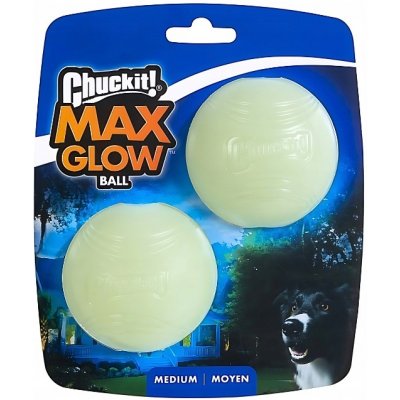 Chuckit! Míček svítící Glow Medium 6,5 cm 2 ks – Zboží Dáma