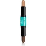 NYX Professional Makeup Wonder Stick Dual Face Lift oboustranná Konturovací tyčinka 05 Medium Tan 2 x 4 g – Zboží Dáma