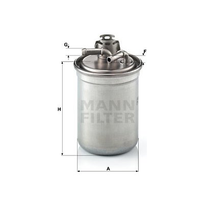 WK 823/3 x MANN-FILTER Palivový filtr – Hledejceny.cz