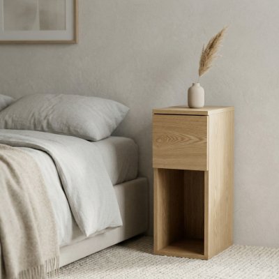 Edaxo Teny 20 x 30 x 55 cm hnědý – Zboží Mobilmania