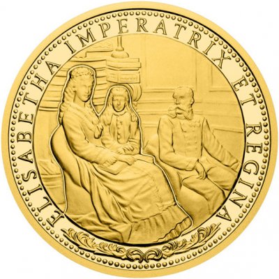 Česká mincovna Zlatý pětidukát SR 2025 Sissi manželka a matka proof 17,45 g – Zboží Dáma