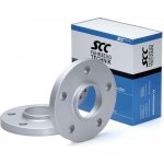 Rozšiřovací podložky SCC 15mm 5/112 - 66,5 mm, 12435E elox šedé – Sleviste.cz