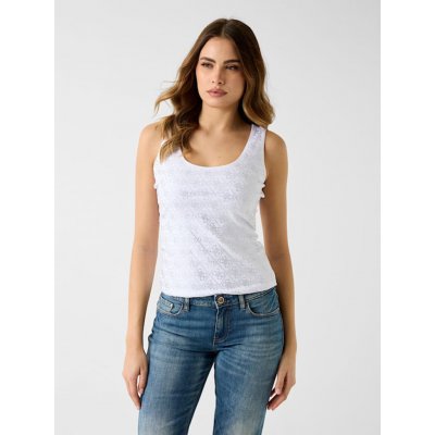 Guess dámské bílé tílko W6GP10K2932-G011 – Sleviste.cz