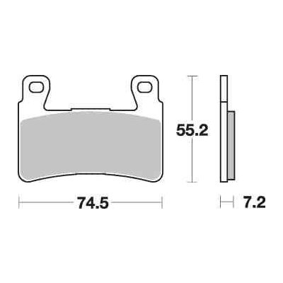 Brzdové destičky TRW Lucas přední HONDA CBR 929/954 RR Fire Blade rok 00-03 – Hledejceny.cz