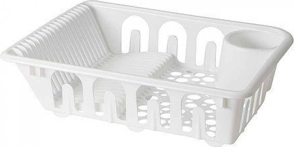 IKEA FLUNDRA Odkapávač na nádobí 46x36cm bílá | Srovnanicen.cz