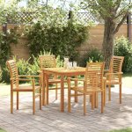 Omaxi 940292 Stohovatelné zahradní křeslo Hnědá 62.5 x 54.5 x 95.5 cm – Hledejceny.cz