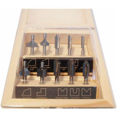 PROXXON 29020 frézy do dřeva - sada 10ks – Zboží Dáma