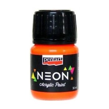 Pentart akrylové barvy Neon 30 ml Neon Orange