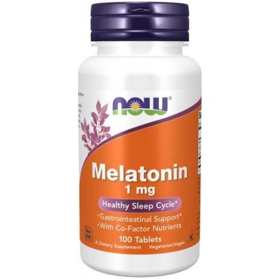 Now Foods Melatonin 1 mg 100 tablet – Hledejceny.cz
