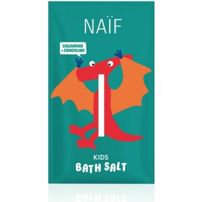 NAÏF Kids Praskající barevná sůl do koupele 40 g – Zboží Dáma