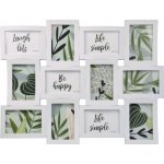 Fotorámečky na více fotografií, 60,5 × 48 × 3 cm, multi, bílý BB1011244371 – Zboží Živě