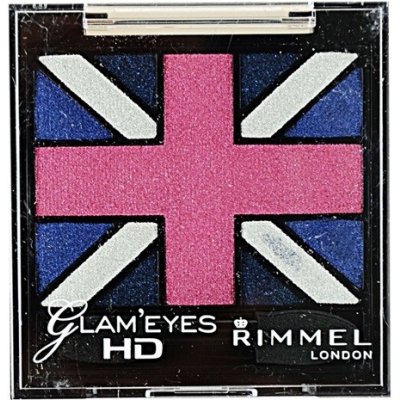 Rimmel Glam Eyes HD Quad oční stíny 8 True Union Jack 2,5 g – Zboží Dáma