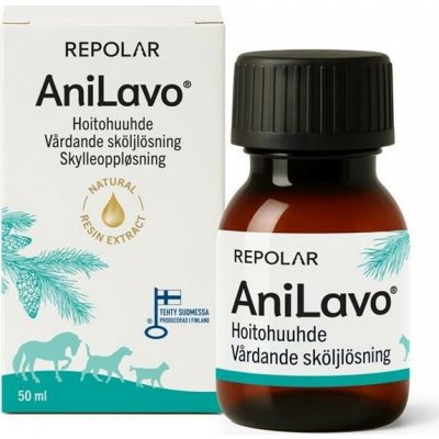 Repolar Pharmaceuticals Oy AniLavo roztok pro oplach ran pro psy a kočky 50 ml – Hledejceny.cz