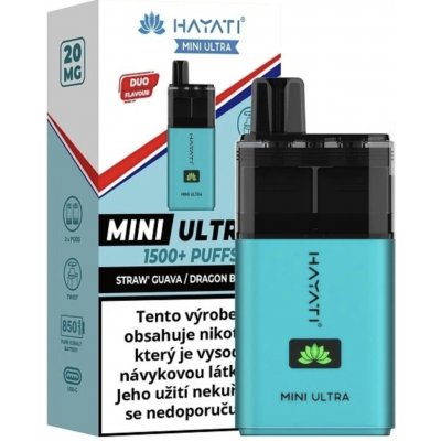 Hayati Mini Ultra Straw´ Guava Dragon Berries 20 mg 1500 potáhnutí – Hledejceny.cz