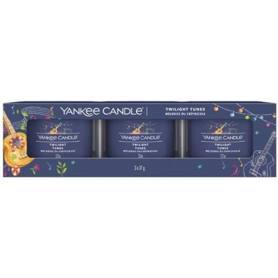 Yankee Candle Sada votivních svíček ve skle Twilight Tunes 3 x 37 g – Zbozi.Blesk.cz