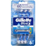 Gillette Blue3 Cool 6 ks – Hledejceny.cz