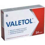 VALETOL POR 300MG/150MG/50MG TBL NOB 24 – Hledejceny.cz