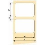 OEM samolepící etikety 100mm x 50mm, bílý papír, cena za 1000 ks – Zboží Živě