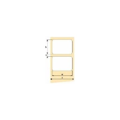 OEM samolepící etikety 100mm x 50mm, bílý papír, cena za 1000 ks – Zboží Živě
