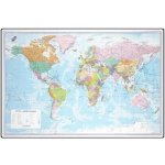 PP Psací podložka na stůl 60x40 mapa Svět – Zboží Mobilmania