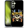 Pouzdro a kryt na mobilní telefon Samsung Pouzdro HEAD CASE Samsung Galaxy A14 5G / LTE Guns N' Roses Lebka