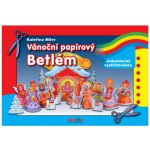 Betexa Vanoční papírový Betlém jednoduchá vystřihovánka – Zboží Dáma