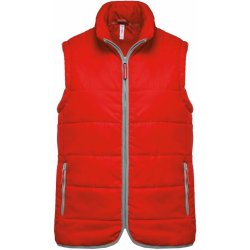 Unisex prošívaná vesta Quilted červená