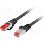 Lanberg PCF6-10CU-1500-BK Patch S/FTP Kat. 6 RJ45 vidlice z obou stran lanko Cu – Zboží Živě