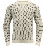 Devold Nordsjø Wool Sweater klasický vlněný svetr offwhite – Sleviste.cz