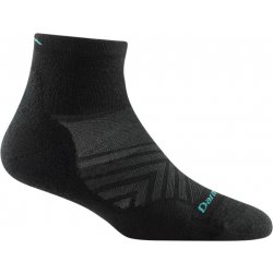 Darn Tough ponožky RUN 1/4 ULTRA Lightweight Merino dámské černé