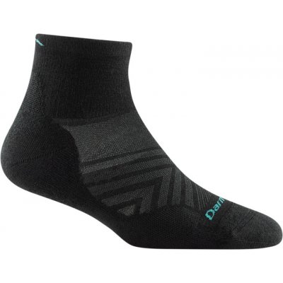 Darn Tough ponožky RUN 1/4 ULTRA Lightweight Merino dámské černé – Zboží Dáma
