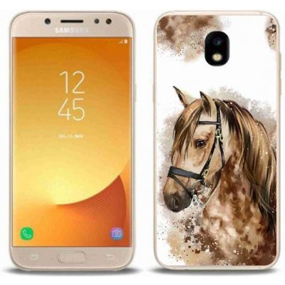 Pouzdro mmCase Gelové Samsung Galaxy J5 2017 - hnědý kreslený kůň – Zbozi.Blesk.cz