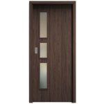 Sapeli Elegant Komfort M33 posuvné ořech 80 x 210 cm Satináto bílé – Hledejceny.cz