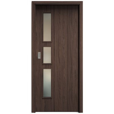 Sapeli Elegant Komfort M33 posuvné ořech 80 x 210 cm Satináto bílé – Hledejceny.cz