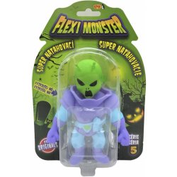 Flexi Monster strašidelné série 5 natahovací silikon 14cm mix druhů na kartě 16,5x23,5cm