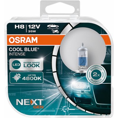 Osram Cool Blue Intense NextGeneration H8 12V 35W PGJ19-1 2 ks – Hledejceny.cz