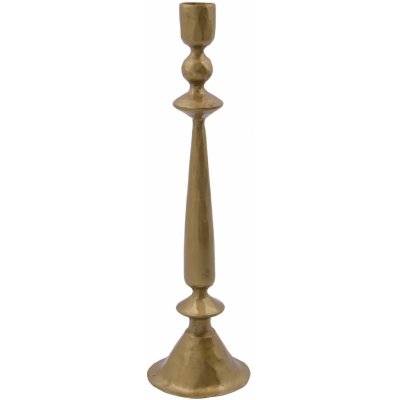 House Doctor Vysoký kovový svícen Lumi Antique gold, měděná barva, kov – Sleviste.cz