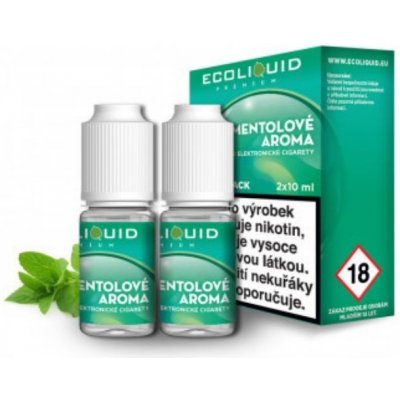 Ecoliquid Premium 2Pack Menthol 2 x 10 ml 20 mg – Zbozi.Blesk.cz