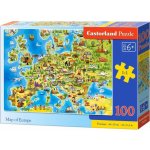 Castorland premium Mapa Evropy 111060 100 dílků – Zbozi.Blesk.cz