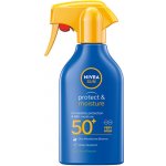 Nivea Sun Protect & Moisture hydratační spray na opalování SPF50+ 270 ml – Hledejceny.cz