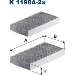 Filtr, vzduch v interiéru FILTRON K 1198A-2x (K1198A2X) – Hledejceny.cz