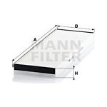 Filtr, vzduch v interiéru MANN-FILTER CU 4662 – Hledejceny.cz