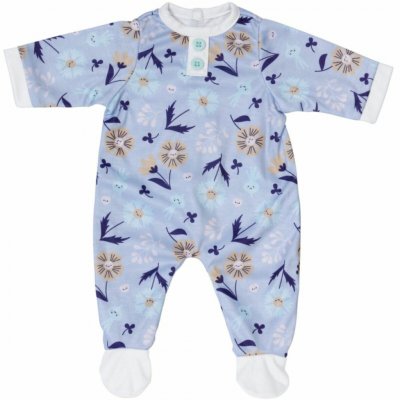 Zapf Creation BABY born Dupačky modré s květinami 43 cm – Zbozi.Blesk.cz