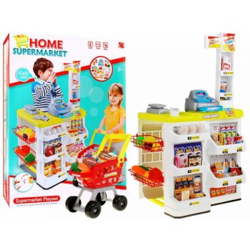 Mamido Dětský supermarket s nákupním vozíkem