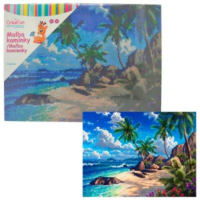 Diamantové malování - Trosečník 30 x 40 cm – Hledejceny.cz