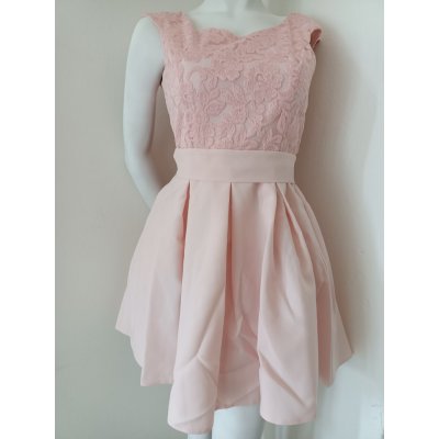 Bicotone dámské šaty BI-2141 růžové
