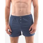 Gina pánské trenky volné šité s potiskem 75184P pomnenková bílá – Zbozi.Blesk.cz