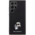 Karl Lagerfeld PU Saffiano Metal Karl and Choupette Samsung Galaxy S24 Ultra černé – Hledejceny.cz