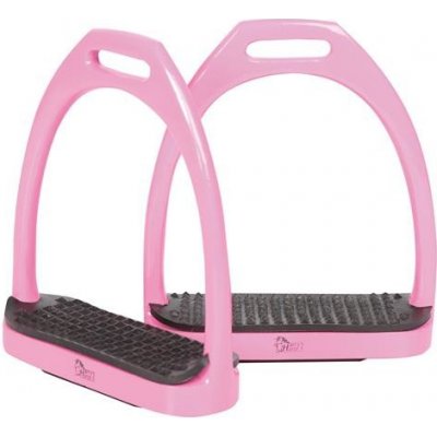 Harrys Horse Třmeny Aluminium Color růžové 11 cm – Zboží Dáma